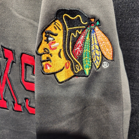 Chicago Blackhawks NHL Track Jacket - Men's Large - Picture 2 of 5